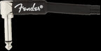 Fender Professional Series 15-foot black guitar cable with straight and angled connectors for electric guitar.