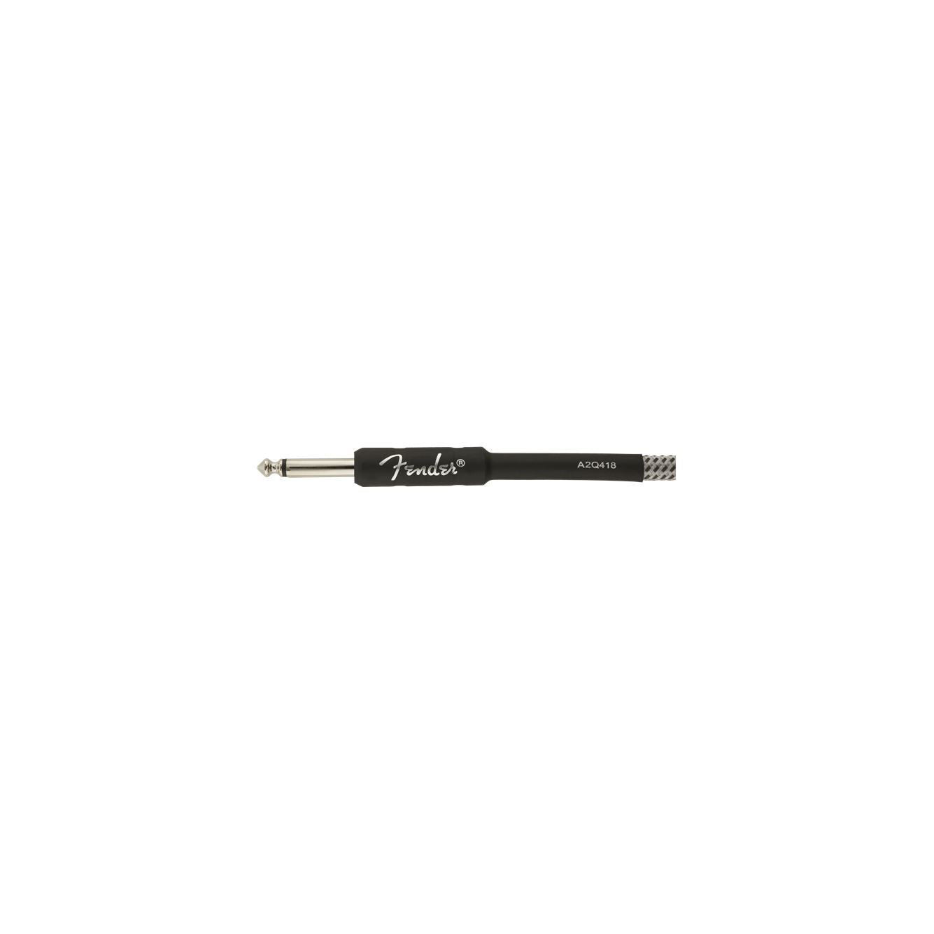 Fender Professional Series 25ft white tweed guitar instrument cable, high-quality lead for electric guitars and amps.