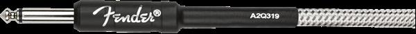 Fender Professional Coil 30ft Guitar Cable in White Tweed