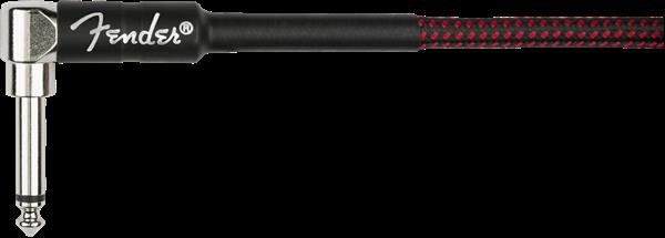 Fender Professional 30ft red tweed guitar cable, high-quality coil lead for electric guitars, featuring durable construction and versatile length.