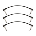 Fender Blockchain 6" Patch Cable 3-Pack Angle/Angle