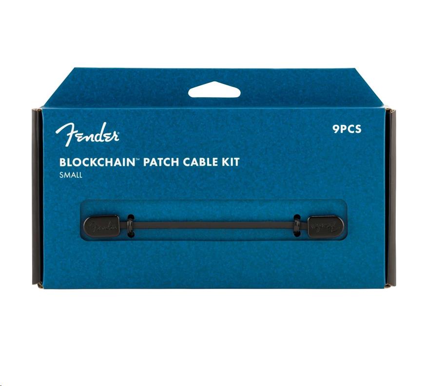 Fender Blockchain Patch Cable Kit Small Black