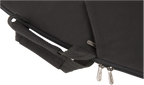 Black Fender FE405 electric guitar gig bag with padded interior and carrying straps, designed for Fender electric guitars.