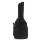 Fender FA405 dreadnought guitar gig bag in black with padded straps and handle for easy carrying and protection.