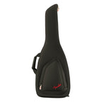 Black Fender FE610 electric guitar gig bag with padded shoulder straps and front pocket for accessories.