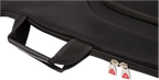 Black Fender Fretboard 610 electric bass gig bag with padded exterior and carrying handles, designed for bass guitar protection.