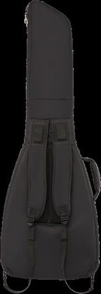 Fender electric bass guitar fretboard gig bag in black, designed for safe transport and storage of bass guitars.