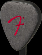 Fender 351 guitar seat and stand combo with padded seat and sturdy guitar rack for easy instrument support and storage.