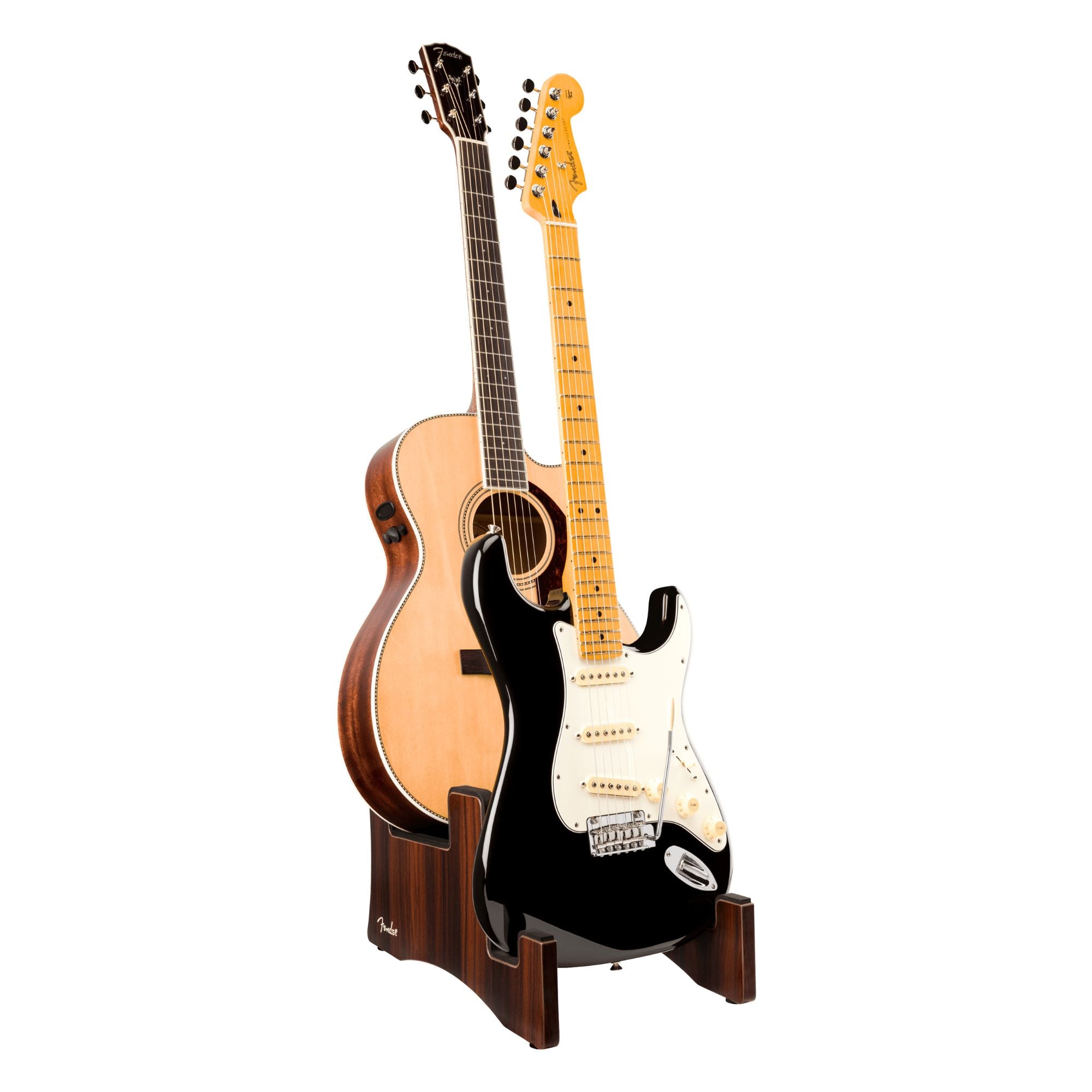 Fender Deluxe Wooden 2-Tier Multi Guitar Stand