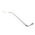 Chrome Fender American Vintage Stratocaster tremolo arm for guitar, featuring a sleek metal design and precise fit.