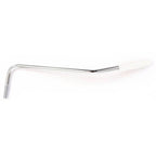 Chrome Fender American Vintage Stratocaster tremolo arm for guitar, showing the sleek, shiny metal component with mounting screw details.