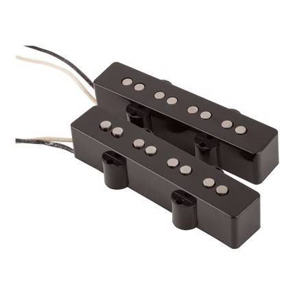 Fender Custom Shop ’60s Jazz Bass pickups set, guitar parts with vintage-style magnetic pickups for jazz bass guitars.