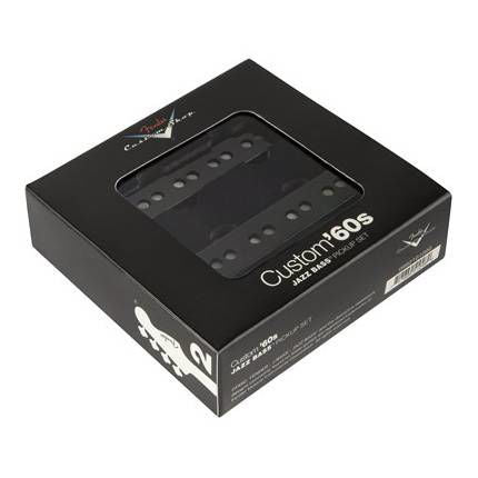 Fender Custom Shop '60s Jazz Bass pickups set, vintage-style guitar parts for Fender bass guitars, shown in the image.