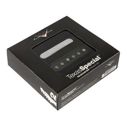 Fender Custom Shop Texas Special Telecaster pickups set of 2, guitar parts with vintage-style chrome covers and detailed windings.