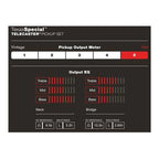 Fender Custom Shop Texas Special Telecaster pickups set of 2, guitar parts with chrome covers and vintage-style wiring.