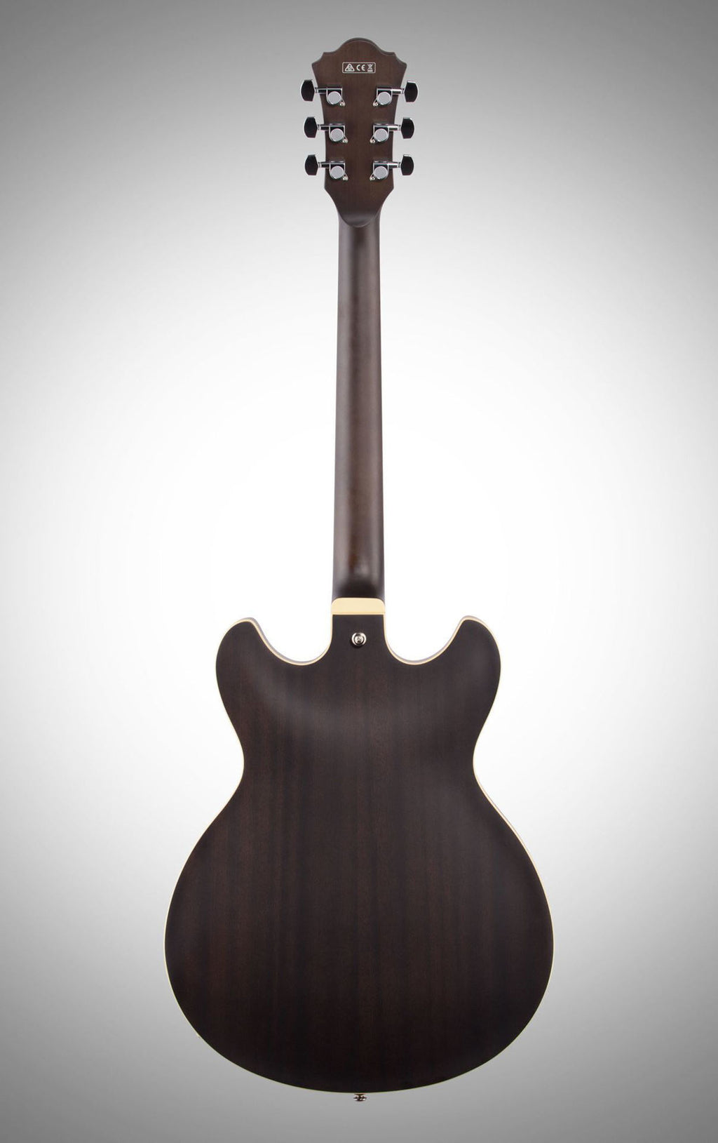 Ibanez AS53 Artcore Semi-Hollow Electric Guitar - Transparent Black Flat