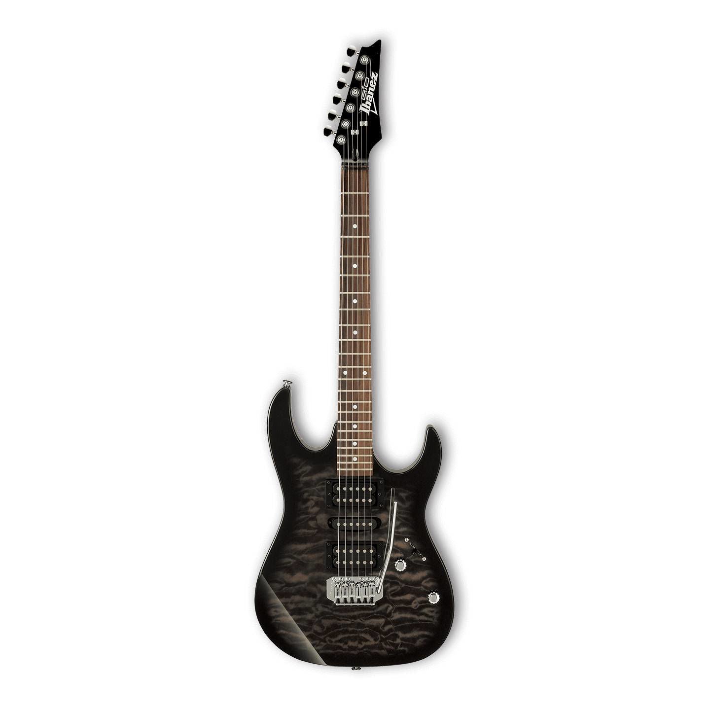 Ibanez GRX70QA TKS Electric Guitar Transparent Black Sunburst