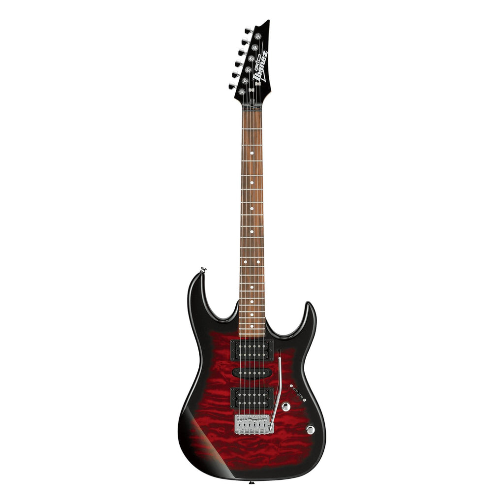 Ibanez GRX70QA Electric Guitar - Transparent Red Burst