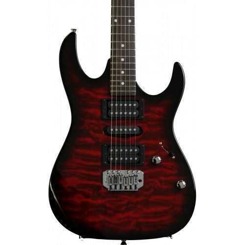 Ibanez GRX70QA Electric Guitar - Transparent Red Burst