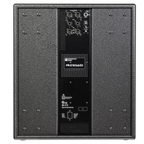 HK Audio HK Premium Pro 118 D2 powered subwoofer with rugged enclosure and control panel for professional audio setups