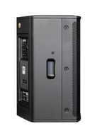 HK Audio LUNAR 110XA active powered PA speaker, shown from the left side, with control panel and speaker grille visible.