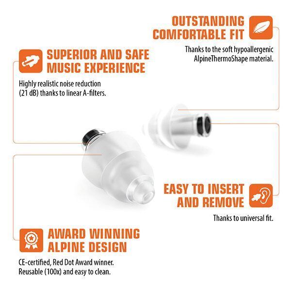 Alpine Party Plug Pro Natural Earplugs