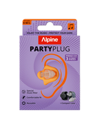 Alpine PartyPlug Earplugs Pack w/Case (-19dB) - Transparent