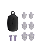 Alpine PartyPlug Earplugs Pack w/Case (-19dB) - Transparent