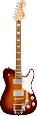 Squier Paranormal Troublemaker Tele Deluxe Bigsby Honey Sunburst