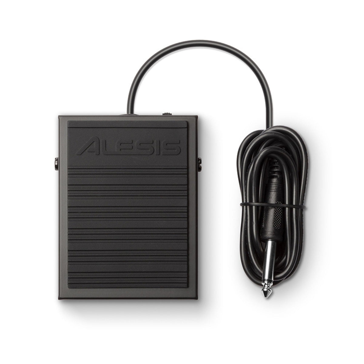 Alesis ASP1MKII Universal Sustain Guitar Effects Pedal for keyboard accessories, showing the compact pedal with control knobs.