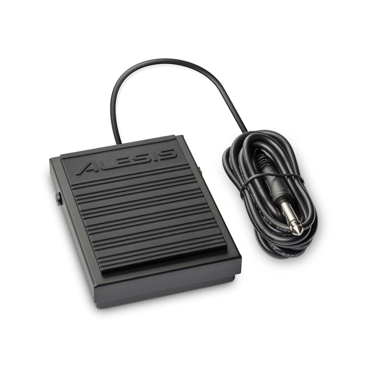 Alesis ASP1MKII Universal Sustain Guitar Effects Pedal for keyboard accessories, featuring footswitch and control knobs for sustain effects.