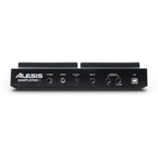 Alesis Sample Pad 4 electronic drum multipad with colorful pads and controls for digital percussion sounds.