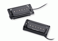 Seymour Duncan P Rails W Flat Triple Shot Set in Black