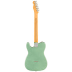 Fender American Professional II Telecaster electric guitar with rosewood fretboard in Mystic Surf Green color.