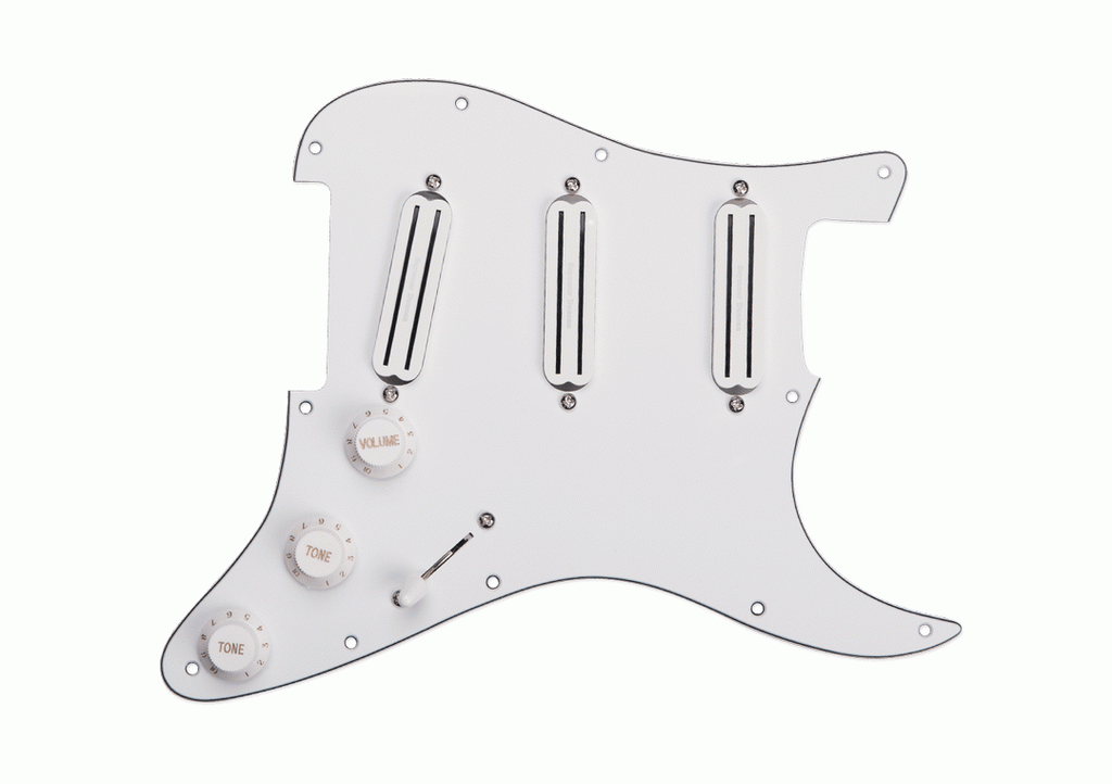 SD PICKGRD ASSY TRIPLE RAILS WHITE