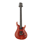PRS Tekton T electric guitar with Imperial Topaz finish, natural neck, and detailed body view.