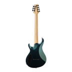 PRS Tekton SVN electric guitar in violet tourmaline finish with natural neck, shown from the back.