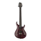 PRS Tekton SVN electric guitar in violet tourmaline finish with natural neck, showcasing the front view of this electric guitar.