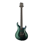 PRS Tekton Floyd electric guitar with multi-metal flake finish, natural neck, and classic design, perfect for rock and metal music.