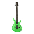PRS Tekton Floyd Electric Guitar Neon Green Black Satin Neck