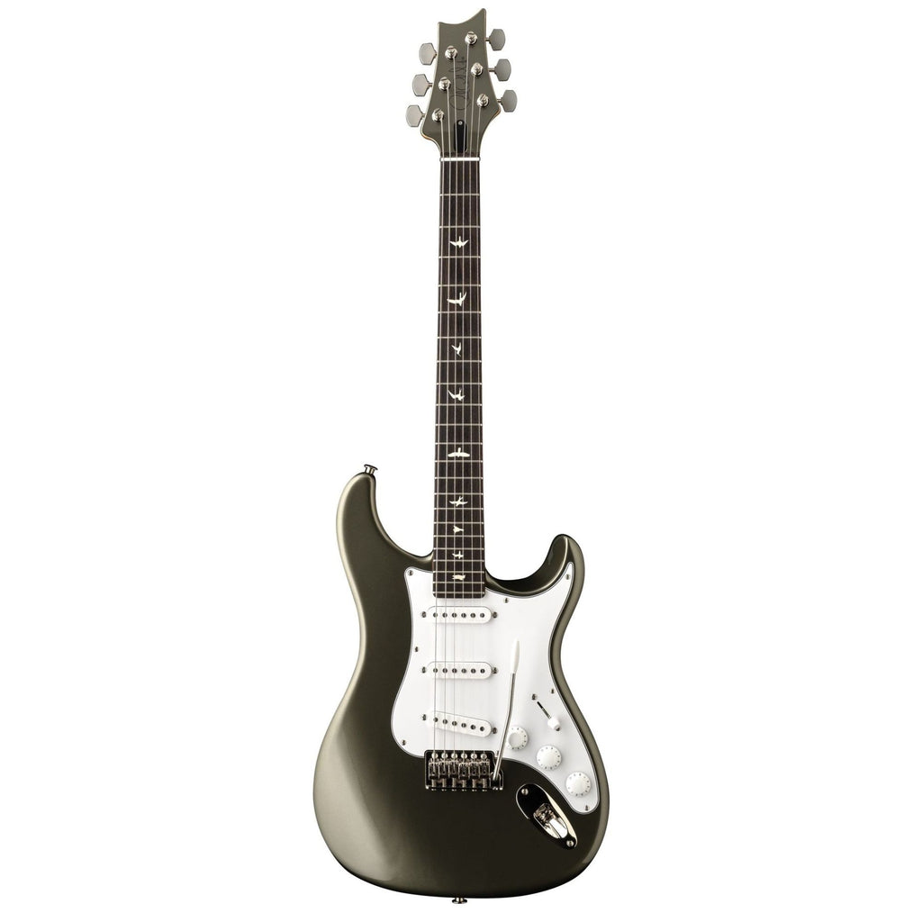 PRS Silver Sky Defender LTD electric guitar in Willow Green, showcasing the sleek body, pickups, and detailed hardware.