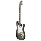 PRS Silver Sky Defender LTD electric guitar in willow green with a sleek body and six strings, showcasing its modern design.