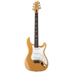 PRS Silver Sky Defender LTD electric guitar in Sandglow Yellow with a sleek body and classic design, showcasing its vibrant finish.