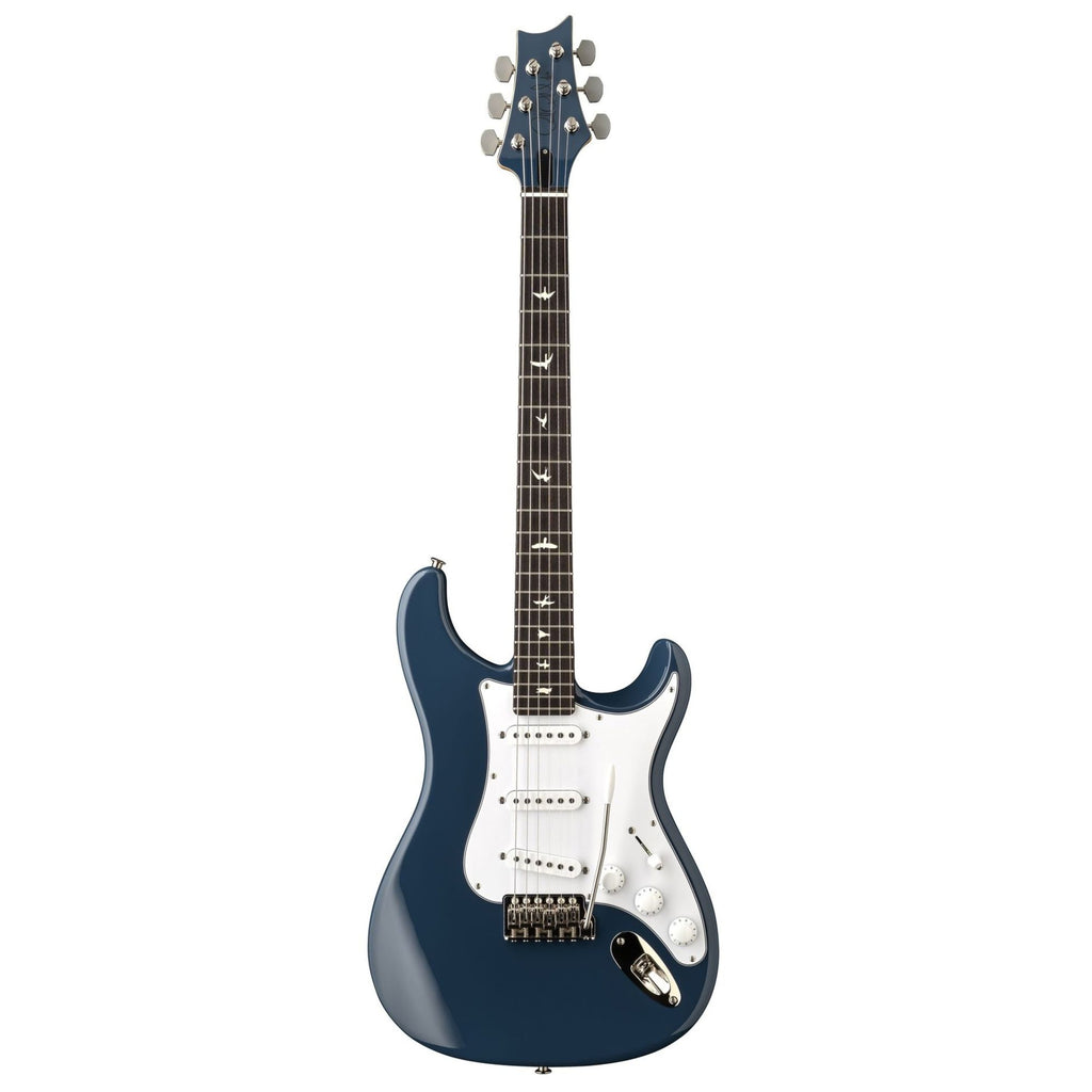 PRS Silver Sky Defender LTD electric guitar in Arles Blue with a sleek body, maple neck, and vintage-style pickups.
