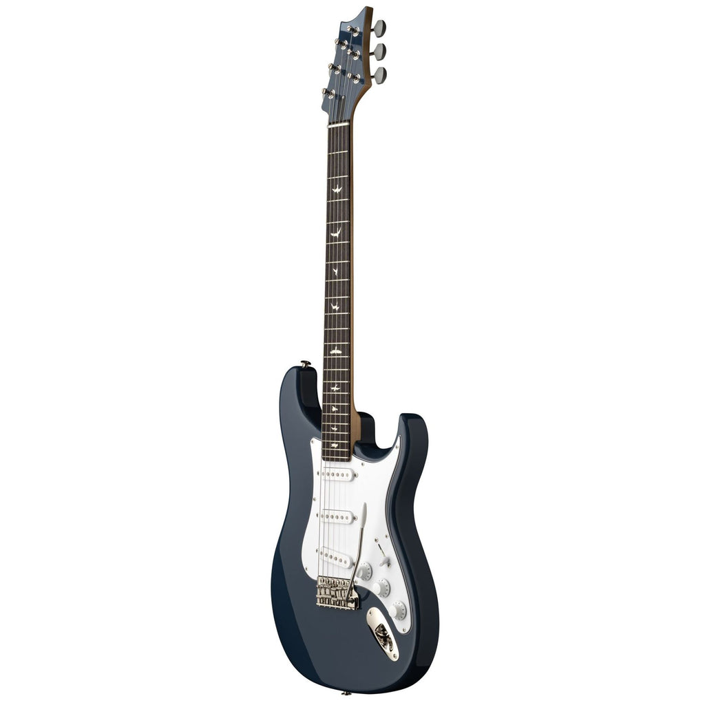 PRS Silver Sky Defender LTD electric guitar in Arles Blue with a sleek body and six strings, showcasing its stylish design.