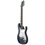 PRS Silver Sky Defender LTD electric guitar in Arles Blue with a sleek body and six strings, showcasing its stylish design.