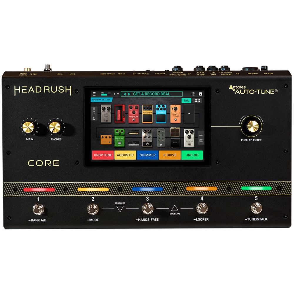 HeadRush Core Amplifier Modeller and Multi-Effects Guitar and Vocal Processor with Antares Auto-Tune