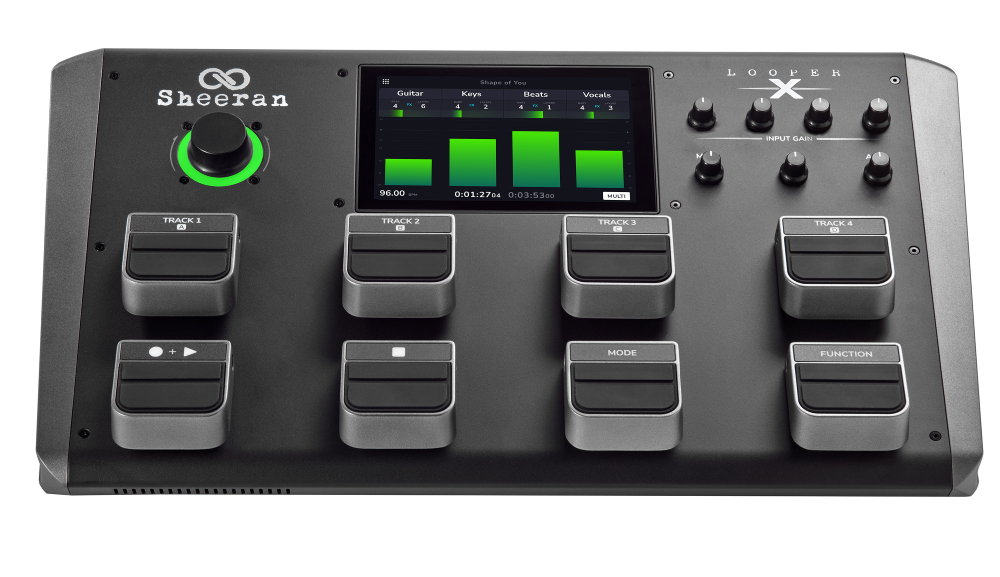 Sheeran Loopers X Stadium Grade Multi-Track Looper Pedal - Powered by Headrush