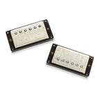 Seymour Duncan Antiquity Humbucker pickups in nickel finish, showing close-up of the vintage-style guitar pickups.
