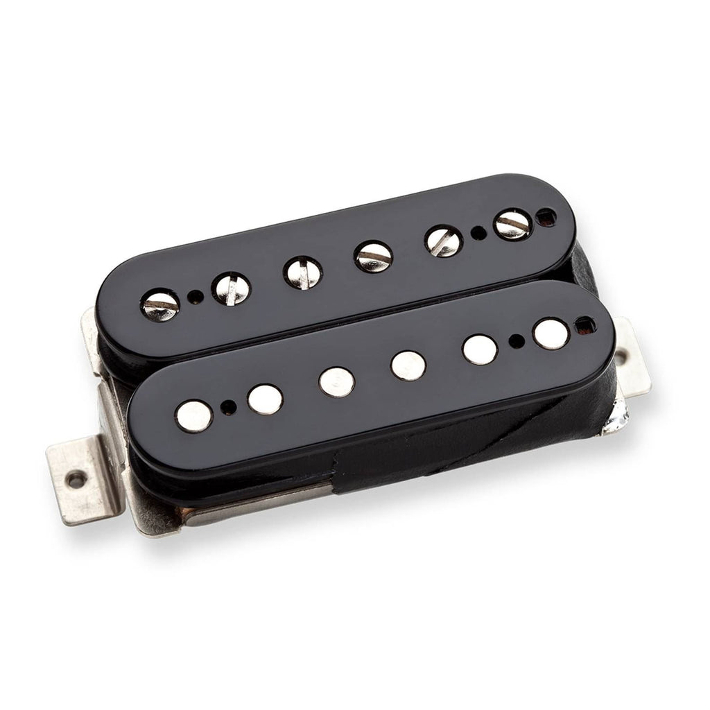 Seymour Duncan SD Hum H 1N 59 Model black guitar pickup with four conductor wires, designed for electric guitars.